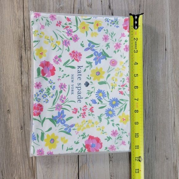 Kate Spade New York Floral Makeup Pouch Stationary Bag Large New Sealed - Picture 4 of 5